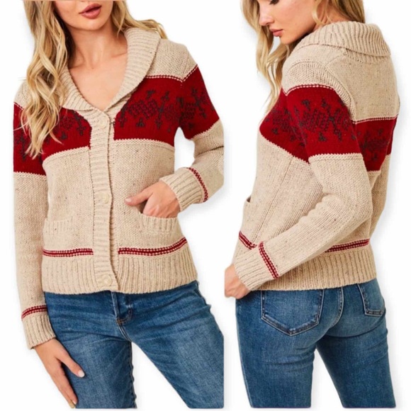 Threadzwear Sweaters - Nordic Sweater Cardigan Womans